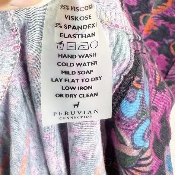 Peruvian Connection Paisley Thebes Maxi Dress Size Small - Picture 5 of 7